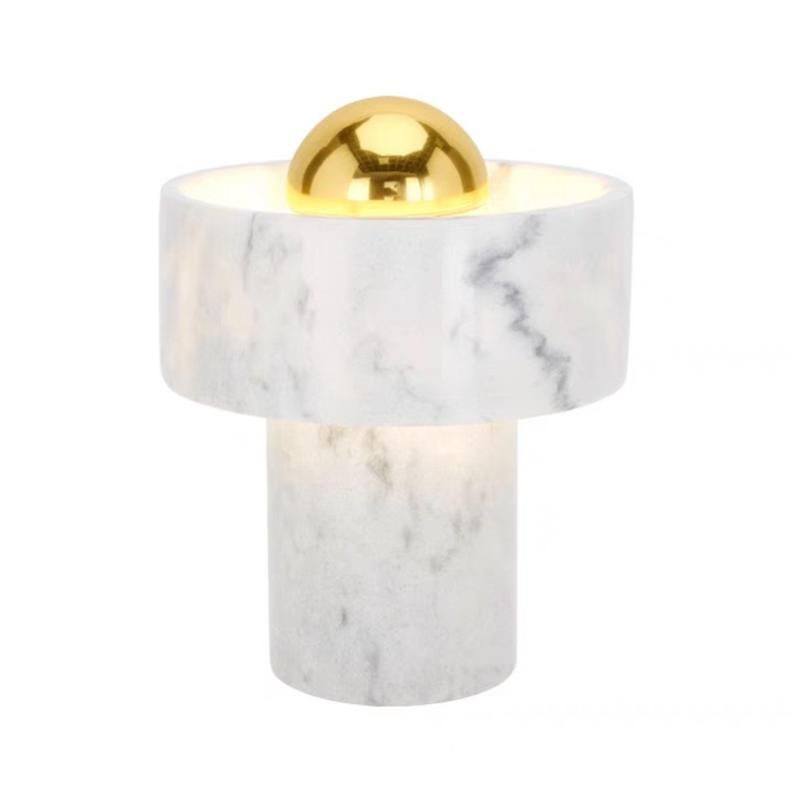 Table Lamp Stone Travertine Neutral Color E27